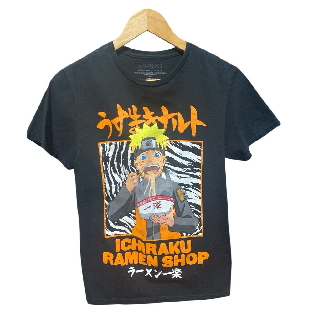 Naruto Shippuden Collection T-Shirt Men Size Small Ichiraku Ramen Shop